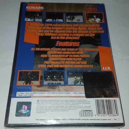 ESPN National Hockey Night - PS2 / PlayStation 2 game - PAL - BRAND NEW & SEALED - Picture 6 of 7