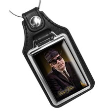 Jake and Elwood The Blues Brothers Design Faux Leather Key Ring