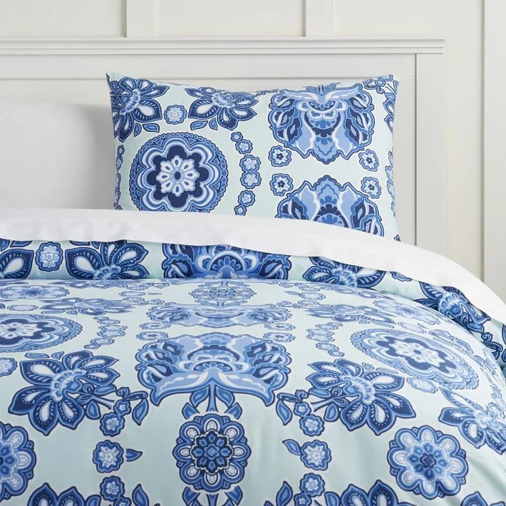 Blue duvet cheap cover pottery barn