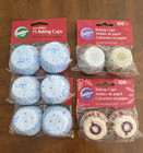NEW Wilton Mini 1.25" Baking Cups Cupcake 425 Liners Christmas Snowflake
