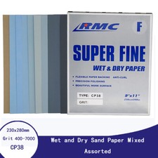 Wet and Dry Sand Paper Mixed Assorted 230x280mm 400-7000Grit Car Paint Sandpaper