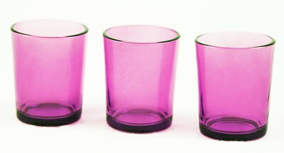 100 Pink glass tea light candle holder Party Function Event Wedding favor BULK