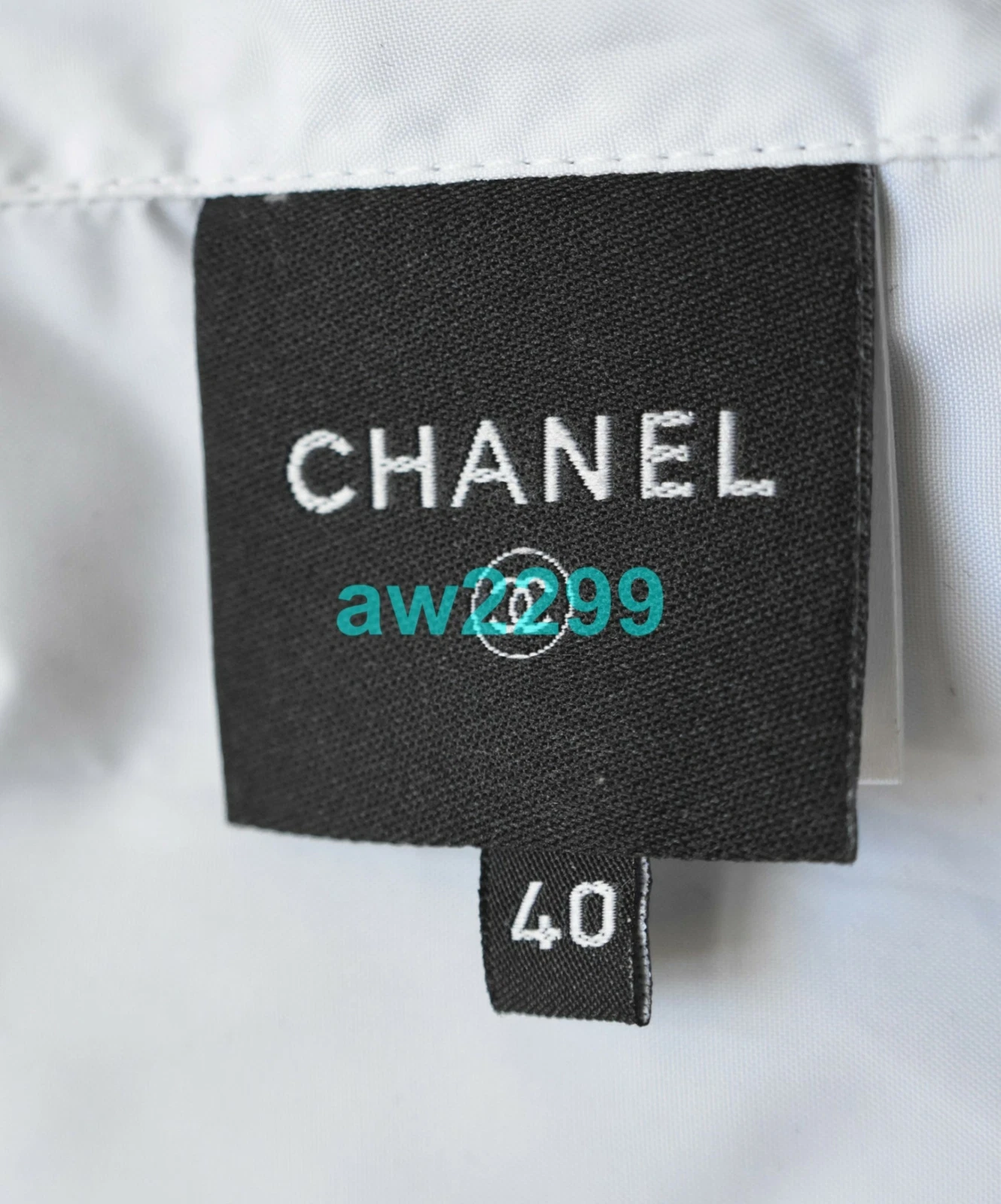 GIACCA CHANEL 09P CAMELIA TAGLIO LASER FORATO NERO 40