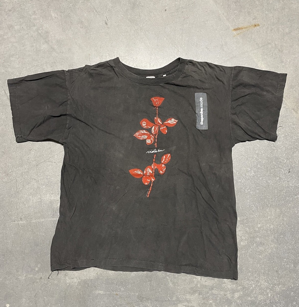 depeche MODE 90sバンドTシャツ 古着 90s USA製 Depeche Mode 「Devotional World Tour」 UK
