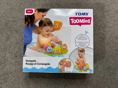 Tomy - Toomies Octopals - Badespielzeug - Oktopus mit Babys Splash