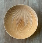 STANGL CORN Maize-Ware 12" Chop Plate Platter Round Golden Pottery Vintage
