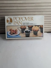 Vintage Popover Pan ROSHCO BAKERS ADVANTAGE Commercial Weight Bakeware 6 Cup