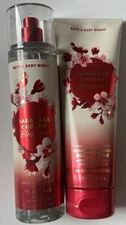 Japanese Cherry Blossom Bath And Body Works Body Mist Body Cream Lotion 2pc Set