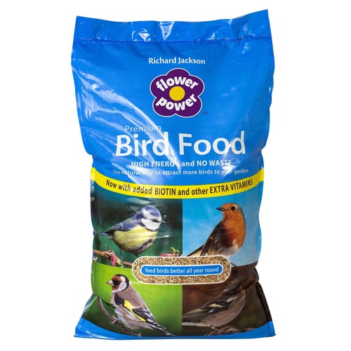 Richard Jackson Flower Power Premium Wild Bird Feed with Natural High Energy