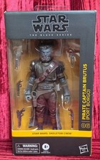 Star Wars Black Series 6 Brutus Pirate Captain Skeleton Crew In Collector Case