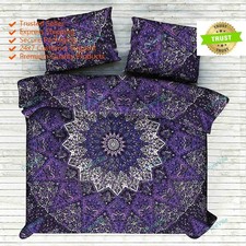 Bedding Set Quilt Duvet Cover Hippie Gypsy Indian Ethnic Floral Bed Cover