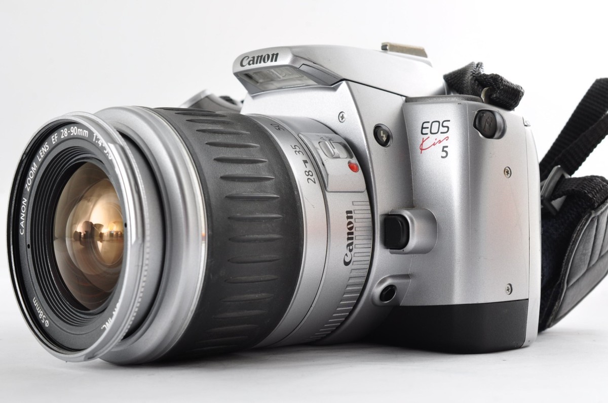 canon EOS kiss ×5 Near MINT] Canon EOS Kiss 5 35mm Film Camera w/ AF 28-90mm