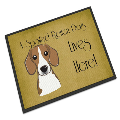 Caroline'S Treasures Carolines Treasures Bb1487Jmat Beagle Spoiled Dog Lives