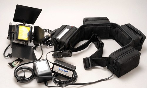 Bescor PRB-24XLR ATM Battery Belt w/ MPL-645 and charger TESTED READ DESCRIPTION