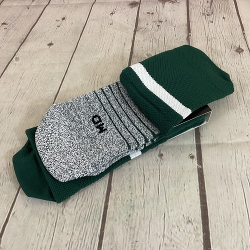 Adidas Adizero Maximum Cushioned Crew Football Socks Dark Green White M - Picture 10 of 11