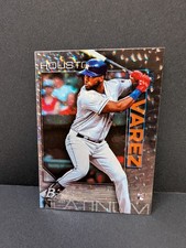 2020 Bowman Platinum YORDAN ALVAREZ #100 Rookie Cracked Ice