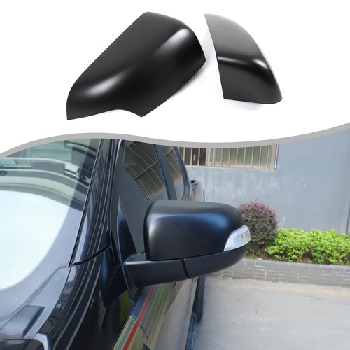 ABS Matte Black Outer Rearview Mirror Cover Trim For Ford Ranger T6 T7 2012-2021 - Picture 3 of 24