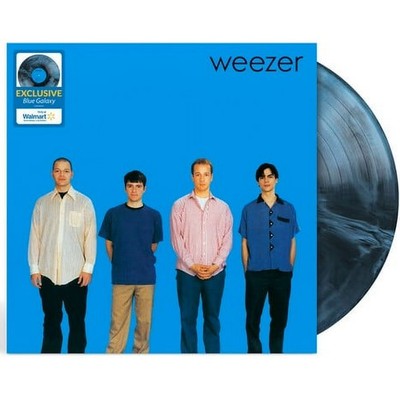 WEEZER WEEZER BLUE GALAXY VINYL WALMART EXCLUSIVE LIMITED LP + POSTER *CREASES*