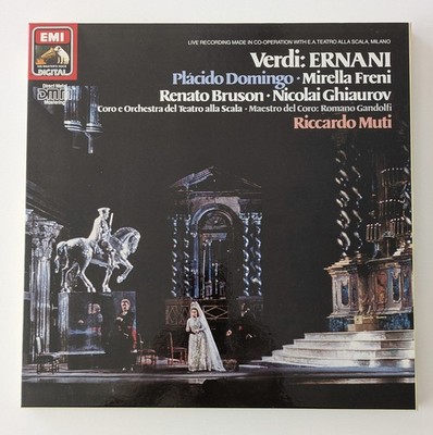 Verdi Ernani - Muti Domingo Freni Teatro alla Scala  HMI 1983  3LP Box