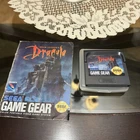 Bram Stoker's Dracula Sega Game Gear Authentic Cartridge + Manual Only Tested