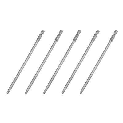 T25 Magnetic Torx Screwdriver S2 1/4'' Hex Shank 5.9'' L 10Pcs