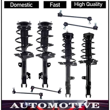 Front & Rear Quick Struts W/Sway Bar for 2004-2007 Toyota Highlander 2WDrr