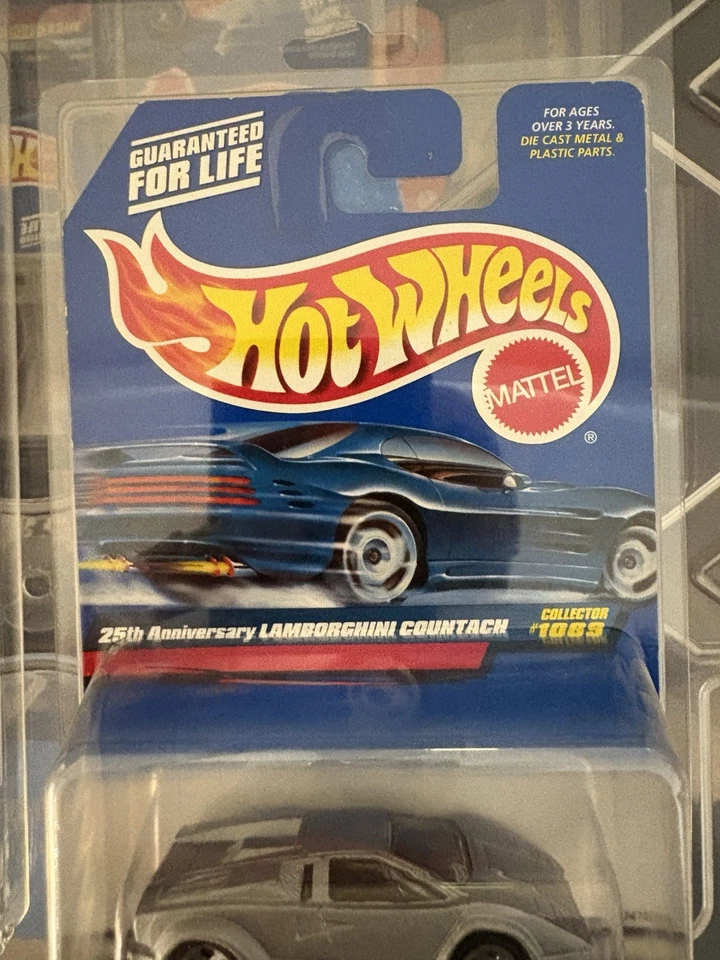 Lamborghini Countach 1997 Hot Wheels #510 primeras ediciones 12/12 25 aniversario Foto 4 de 4