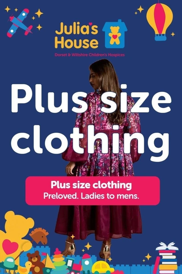 Plus sized clothing | £1 Starts! | Support Julia's House Hospice