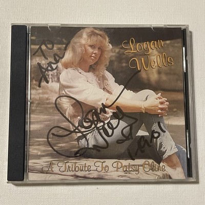 Logan Wells - A Tribute To Patsy Cline CD 1998 Country Cricket Sound - Autograph