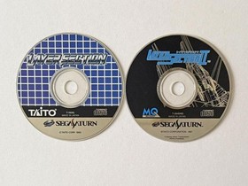 Layer Section 1 & 2 Set Sega Saturn SS NTSC-J Japan Import Shooter Game Obi
