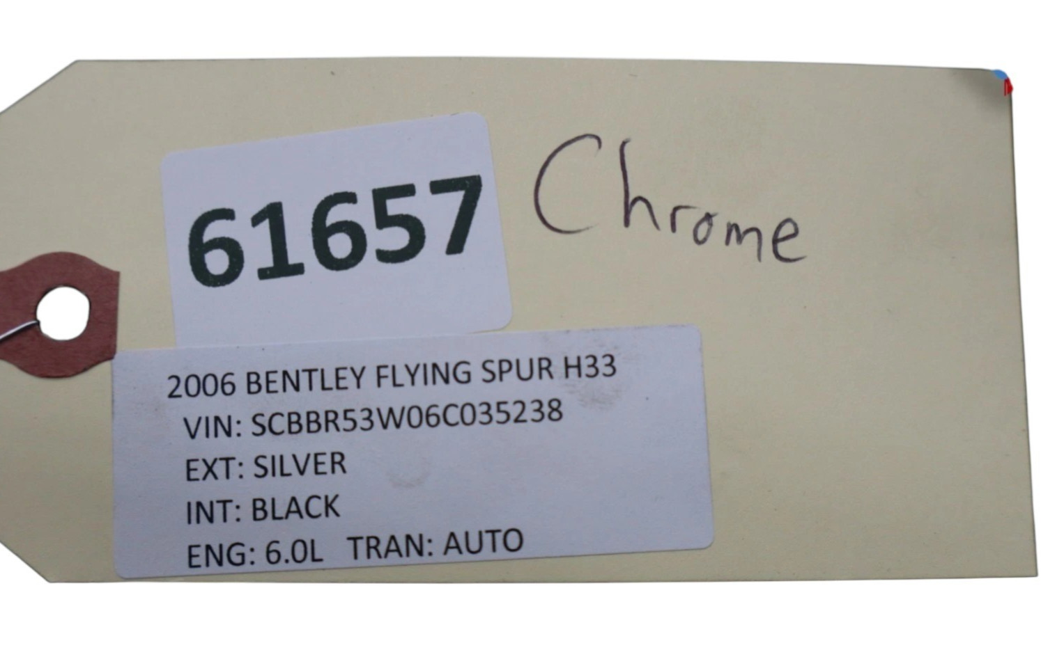 06-12 Bentley Continental Flying Spur Rear Right Window Chrome Trim Molding Oem