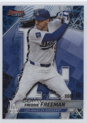 2025 Bowman's Best Blue Lazer Refractor 6/150 Freddie Freeman #52 tw0