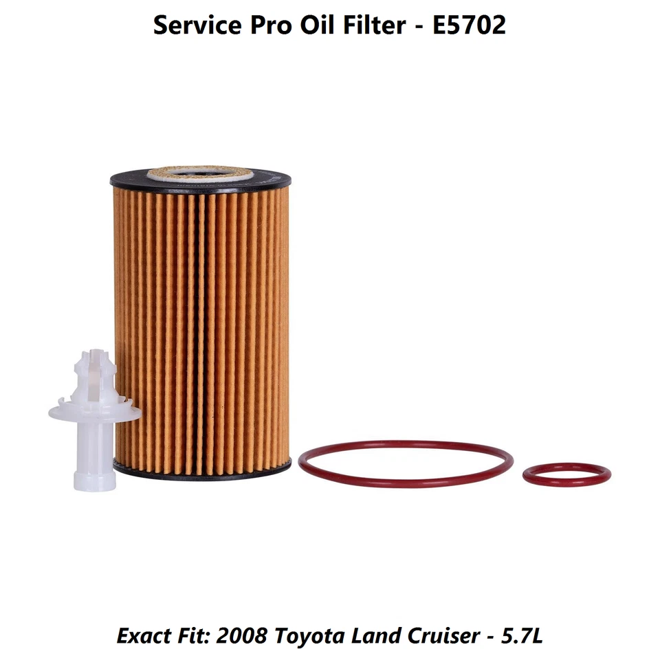 2008 Toyota Land Cruiser 5.7L Complete Cabin, Air & Oil Filter Kit (0W-20) - Изображение 3 из 4