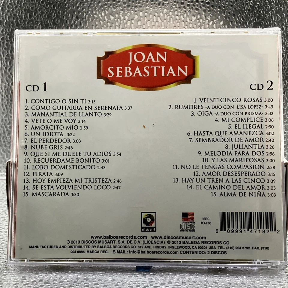 Joan Sebastian Al 100 Lo Mejor Del Recuerdo — 第 2/4 张图片