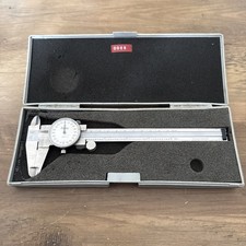 Genuine Mitutoyo 6&rdquo; Dial Vernier Caliper 505-626-50 .001&rdquo;