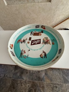 Vintage 10” Schlitz Metal Beer Tray