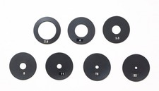 Lensbaby Aperture Disc Set, 7 Discs f/2.8 to 22 Optic Swap System, Magnetic, EX 