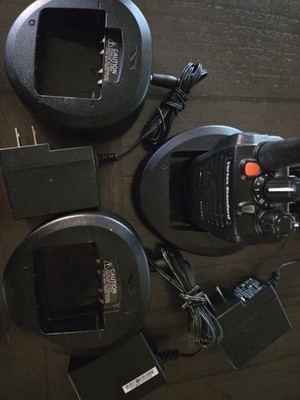 Vertex EVX-531 Two Way Radio BUNDLE w/2 Xtra Charging Stations