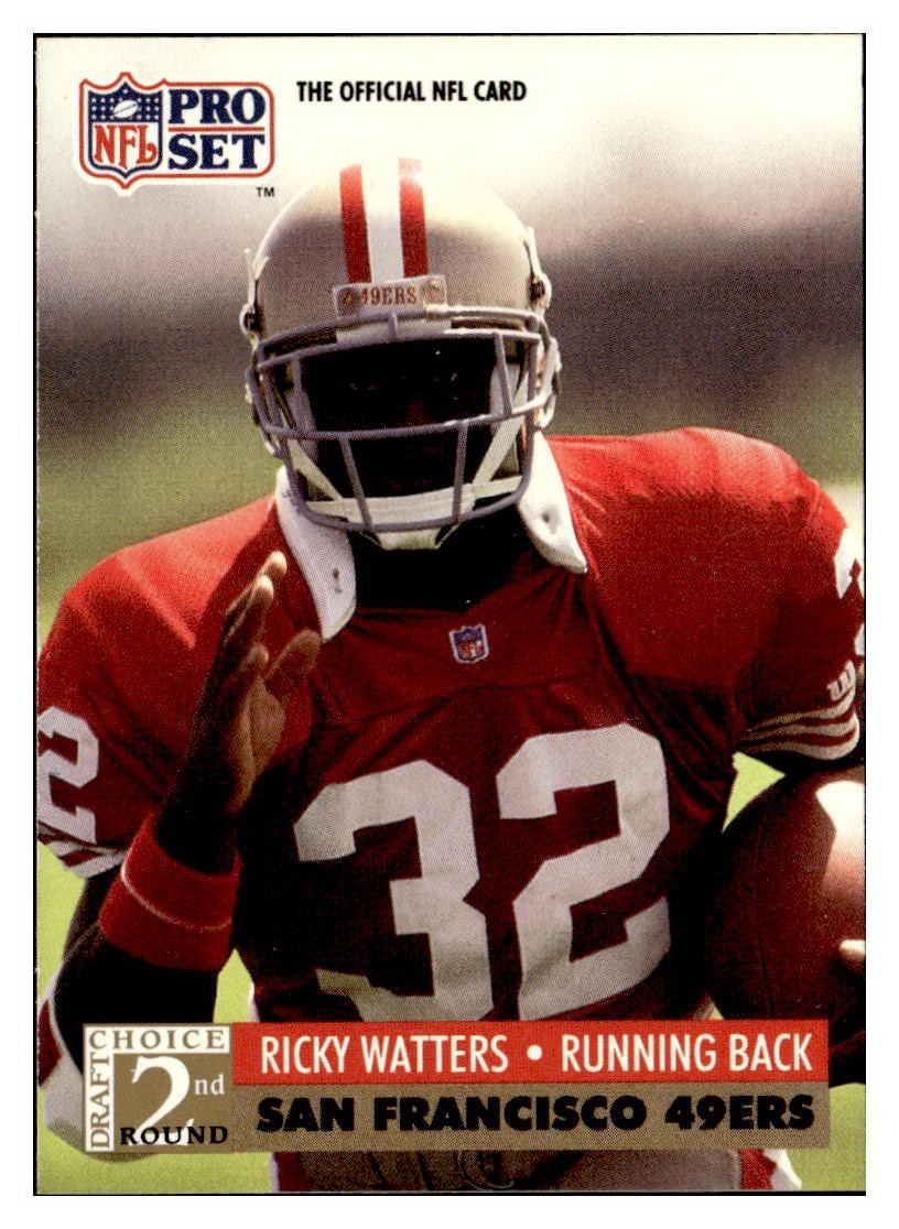 1991 Pro Set - 2nd Round Draft Choice Ricky Watters #774 (RC)
