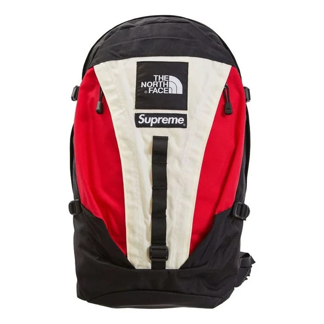 The North Face × Supreme EXPEDITION BAG Supreme x North Face Expedition Backpack TNF White Box Logo | eBay