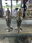 Sterling Silver Reed & Barton 46 Glass Weighted Reinforced S&P Shakers NEW
