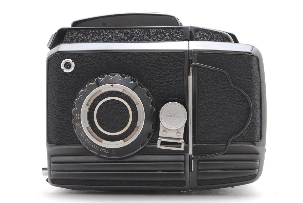 Near Mint】Zenza Bronica S2 Camera 6x6 Black w/Nikkor-P 75mm F2.8