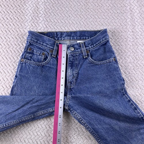 Vintage Levis Jeans, Size 10 Reg Boys 550 Tag Relaxed Fit 2001 Y2K Medium Blue - Picture 8 of 14