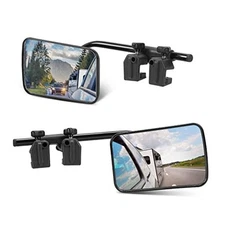  Universal Clip on 360° Adjustable Trailer Mirror Extenders - Towing Hitch 