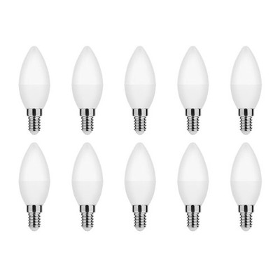 Modee E14 LED Kerzenlampe 4,9W 470lm 6000K Tageslichtweiß 10 Stück