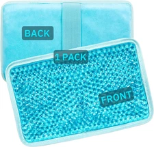 Gel Beads Ice Pack Ice Bag with Strap-1 Pack Reusable Hot & Cold Pack Compress