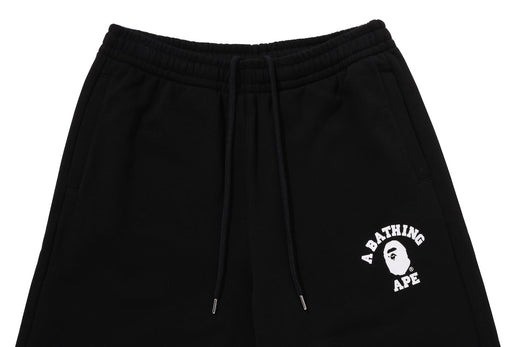 A BATHING APE Men's COLLEGE OVERSIZED FIT WIDE LEG SWEAT PANTS