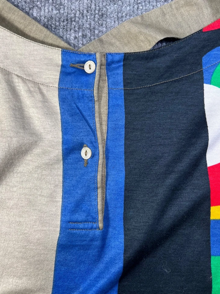 RARO! Auténtica Camisa Top Gucci Mujer Multicolor De Colección Años 80 Talla EU 42 US L Foto 4 de 4