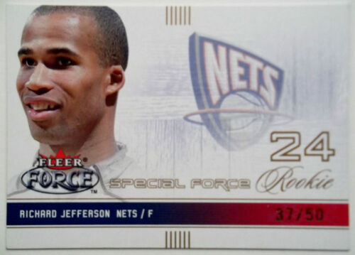2001-02 Fleer Force RICHARD JEFFERSON Rare Special SP RC #/50 - Picture 1 of 1