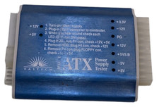 VASTECH DELUXE ATX POWER SUPPLY TESTER 311181 - WORKS EUC - FL